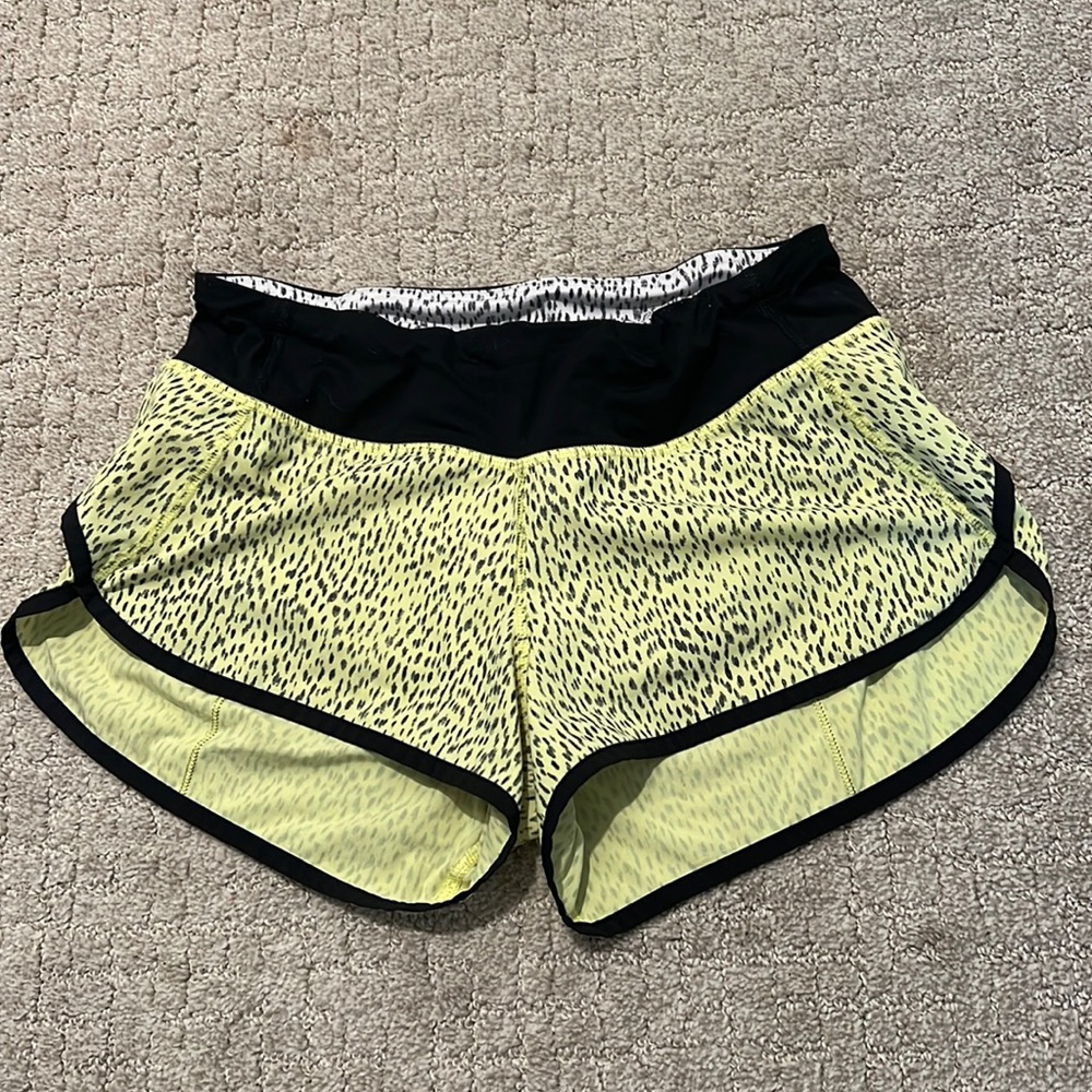 Lululemon speed up shorts size 4